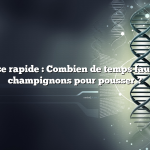 Réponse rapide : Combien de temps faut-il aux champignons pour pousser ?